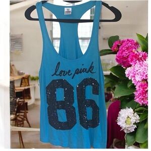 Victoria’s Secret pink Razorback tank top